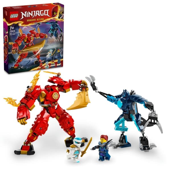 LEGO Ninjago Kais elementära eldrobot 71808 4 Zane Jordan-figurer