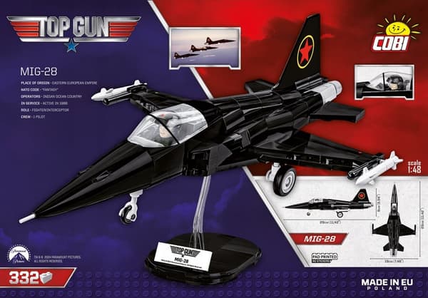 Cobi Top Gun 5859 MIG-28 332 -luokan lentokone.