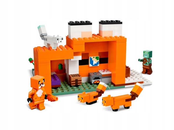 LEGO Minecraft 21178 Rævereden Drowner Zombiehus Hytte Sværd