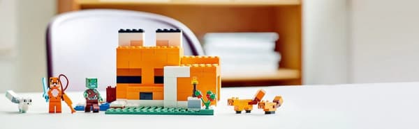 LEGO Minecraft 21178 Rævereden Drowner Zombiehus Hytte Sværd