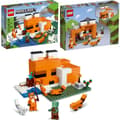 Miniatyrbillede 1 af 11: LEGO Minecraft 21178 Rævereden Drowner Zombiehus Hytte Sværd