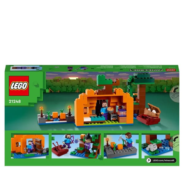 LEGO Minecraft 21248 Pumpafarm Steves hus Häxbåt Fältpumpa