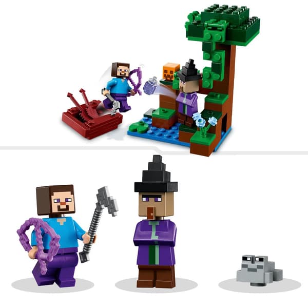 LEGO Minecraft 21248 Pumpafarm Steves hus Häxbåt Fältpumpa