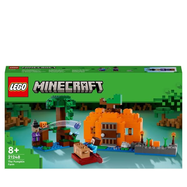 LEGO Minecraft 21248 Pumpafarm Steves hus Häxbåt Fältpumpa