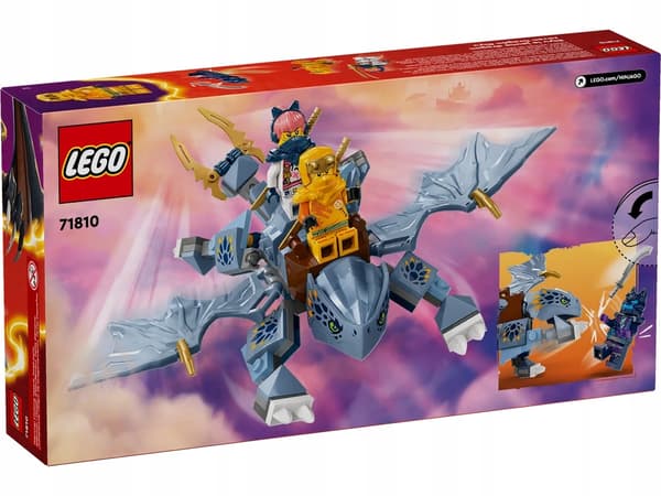 Lego Ninjago Rise of the Dragons 71810 Baby Dragon Riyu Posiblare Drake + 3 Figurer