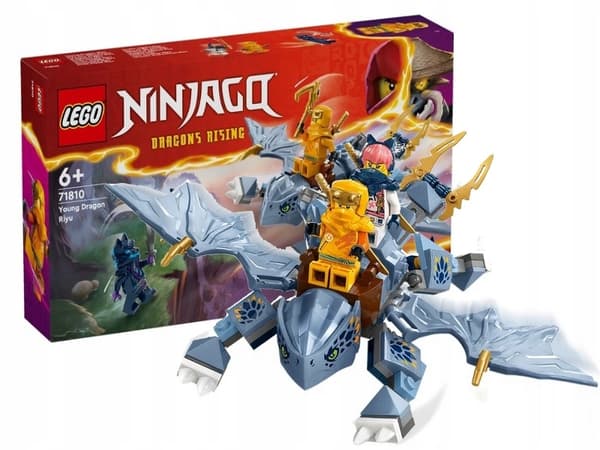 Lego Ninjago Rise of the Dragons 71810 Baby Dragon Riyu Posiblare Drake + 3 Figurer
