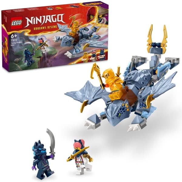 Lego Ninjago Rise of the Dragons 71810 Baby Dragon Riyu Posiblare Drake + 3 Figurer