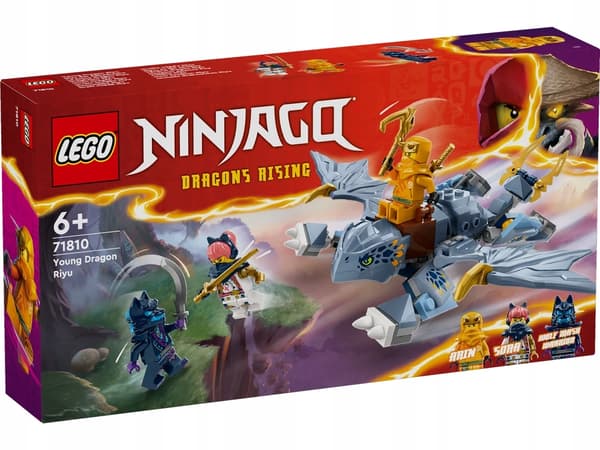 Lego Ninjago Rise of the Dragons 71810 Baby Dragon Riyu Posiblare Drake + 3 Figurer