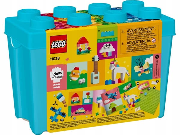 LEGO Classic 11038 Kreativ låda med färgade klossar