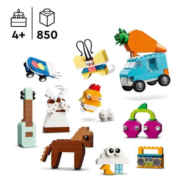 LEGO Classic 11038 Kreativ låda med färgade klossar