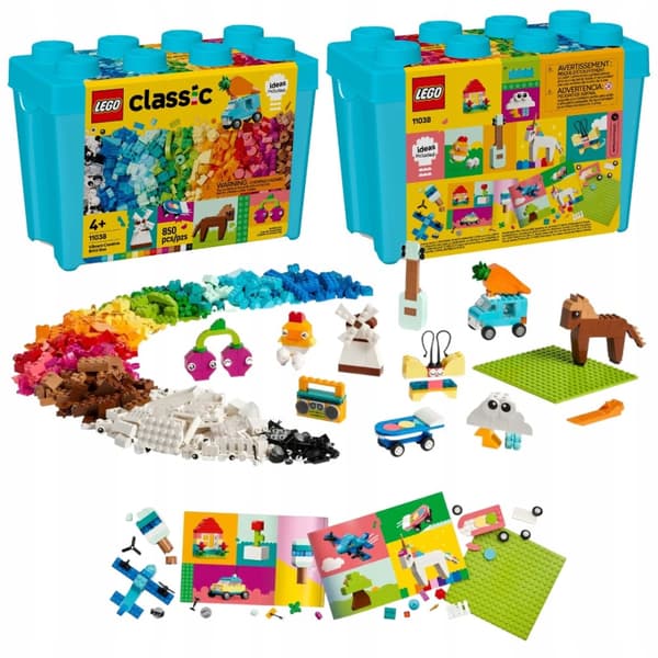 LEGO Classic 11038 Kreativ låda med färgade klossar