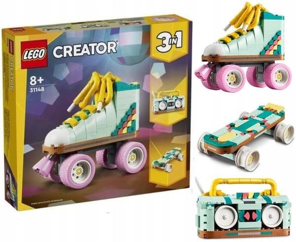 LEGO Creator Retro Rullaluistin 31148 3in1 Rullalauta Retro Radio
