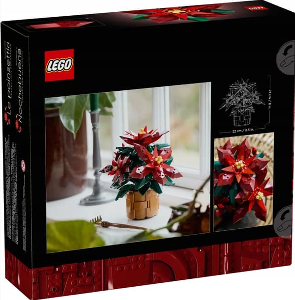 LEGO Botanicals ICONS 10370 Joulutähtikukkien koriste