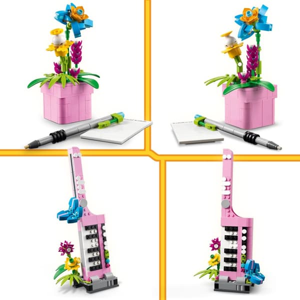 LEGO Creator 3in1 31169 Kirjoituskone kukilla näppäimistö kukkaruukulla Uusi
