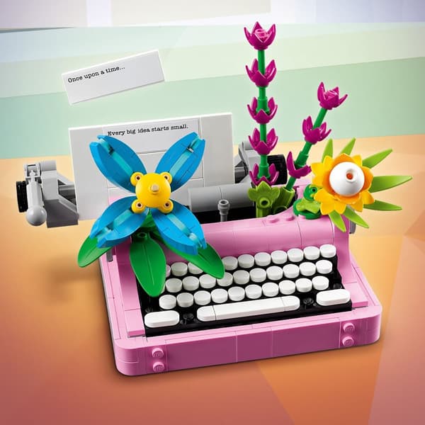 LEGO Creator 3in1 31169 Kirjoituskone kukilla näppäimistö kukkaruukulla Uusi