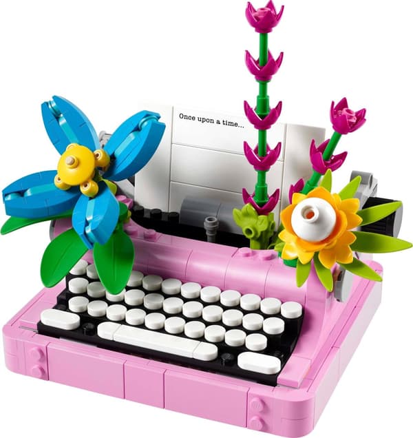 LEGO Creator 3in1 31169 Kirjoituskone kukilla näppäimistö kukkaruukulla Uusi