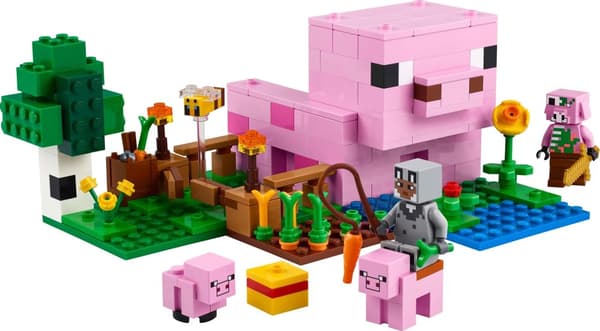 LEGO Minecraft 21268 Nassehus Grishus Fältträdgård Zombie