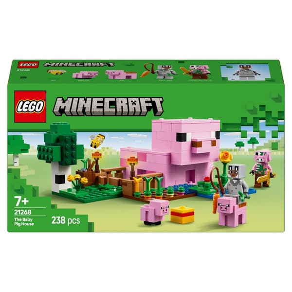 LEGO Minecraft 21268 Nassehus Grishus Fältträdgård Zombie