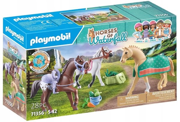 PLAYMOBIL 71356 3 heste Morgan Quarter Horse Angloar Ponyer Tilbehør 5+