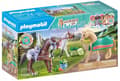 Miniatyrbillede 2 af 7: PLAYMOBIL 71356 3 heste Morgan Quarter Horse Angloar Ponyer Tilbehør 5+