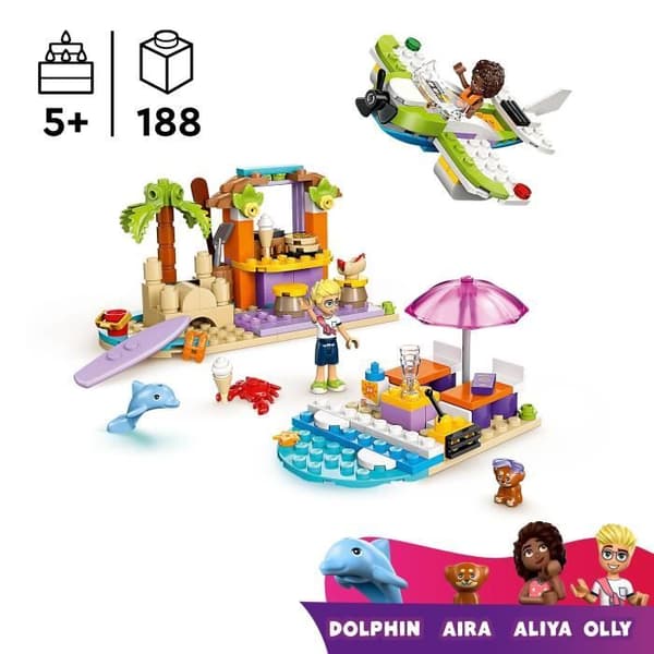 LEGO Friends 42672 Luova Rantamatkalaukku - Rakennussetti 5-vuotiaille ja sitä vanhemmille tytöille