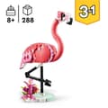 Miniatyrbild 2 av 5: LEGO Creator 31170 3-i-1 Vilda djur: Flamingo - Leksak för flickor från 8 år