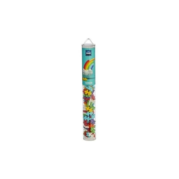 Plus Plus Rainbow Tube Byggsats 100 delar, flerfärgad