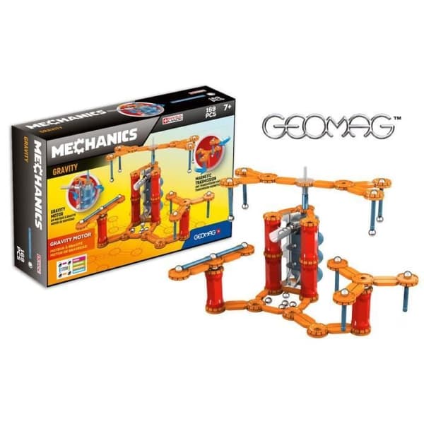 Geomag Mechanics Gravity - Geomag - 773 - 169 stycken - Magnetisk och mekanisk konstruktionsleksak