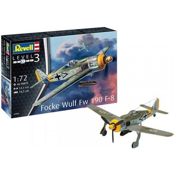 Focke Wulf Fw190 F-8 Flygplansmodell - 1/72 - Revell - Plast