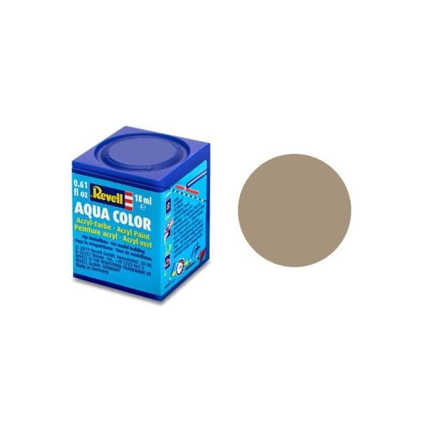 Revell Aqua-color Paint - 36189 - Matt Beige - För barn från 8 år och uppåt