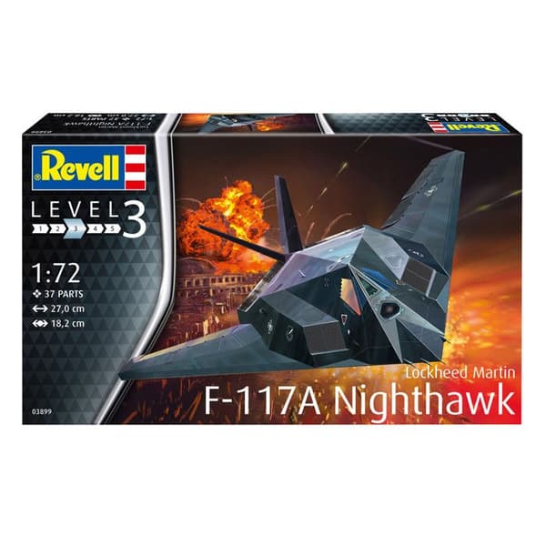 Modellflygplan: F-117A Nighthawk Stealth Fighter