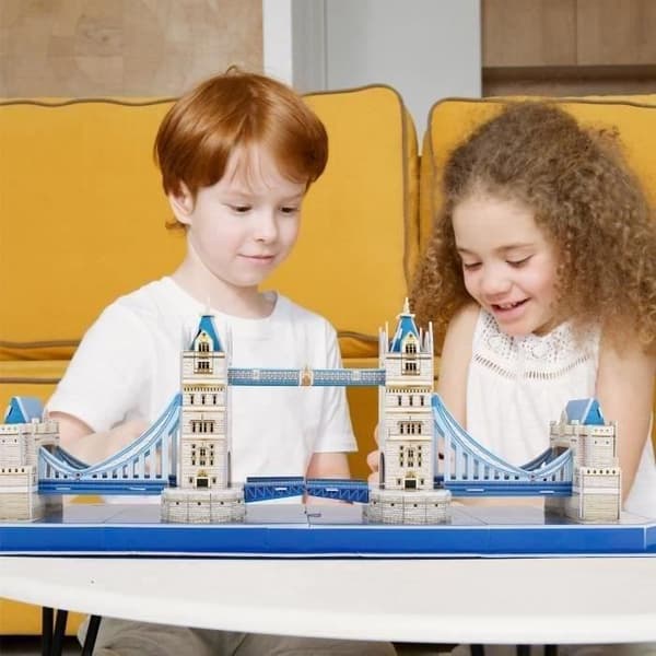 Pussel 3D - Tower Bridge - Byggspel - EXPLORA - 120 bitar - Från 8 år