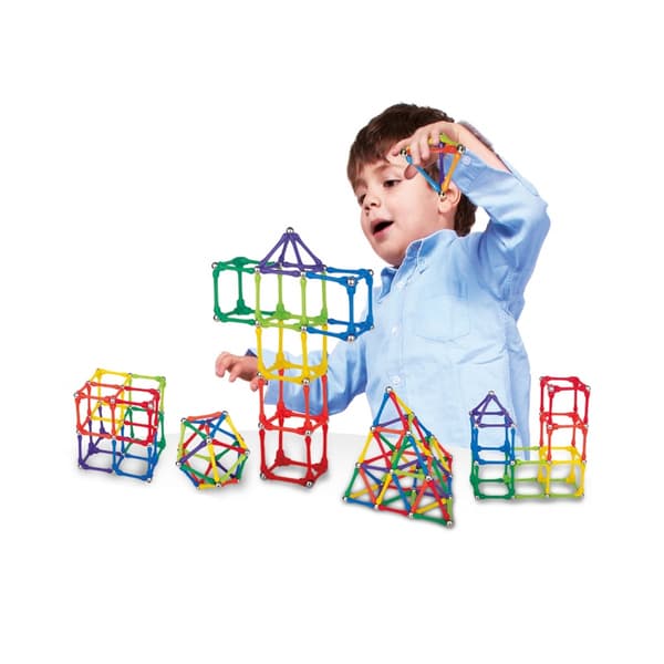 WOOPIE Magnetiske byggeklodser Kreativt puslespil 110 brikker
