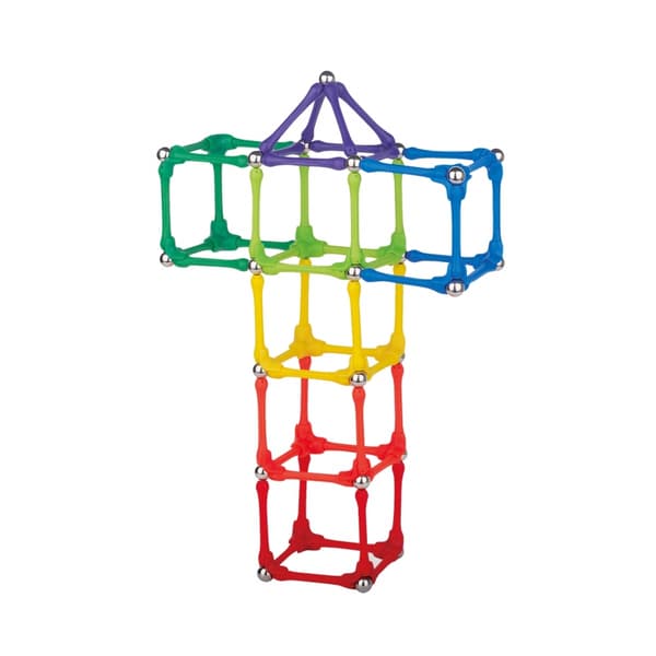 WOOPIE Magnetiske byggeklodser Kreativt puslespil 110 brikker