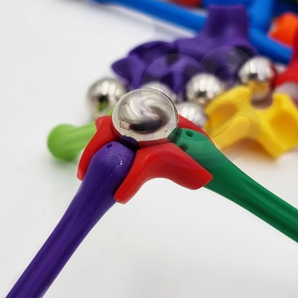 WOOPIE Magnetiske byggeklodser Kreativt puslespil 110 brikker