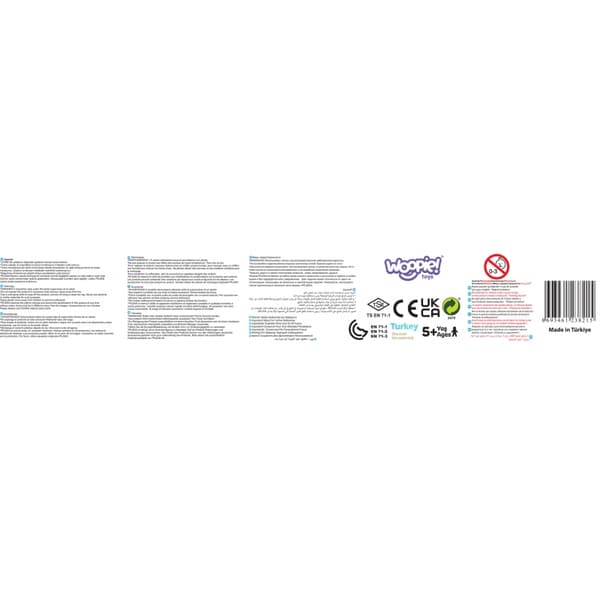 WOOPIE Byggklossar 3D PIXEL 1750 st.