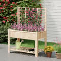 Miniatyrbillede 1 af 8: Forhøjet højbed, 114x58x150 cm, Naturlig