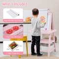 Miniatyrbillede 3 af 8: Kunststativ, 23,5x19,5x46 tommer, Pink