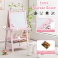 Miniatyrbillede 6 af 8: Kunststativ, 23,5x19,5x46 tommer, Pink