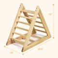 Miniatyrbillede 4 af 8: Trekantklatrer, 36,5x18x32 tommer, Natur