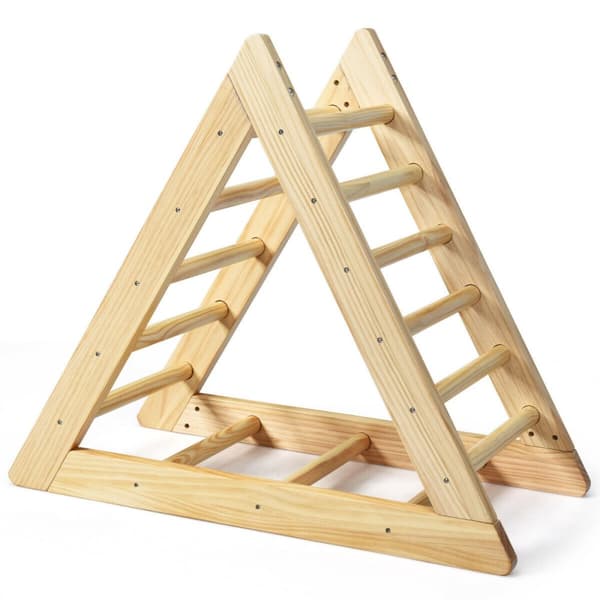 Trekantklatrer, 36,5x18x32 tommer, Natur