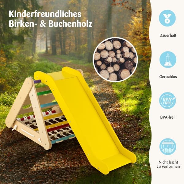 Klätterleksak, 62,5x64x57,5 cm, Multifärgad