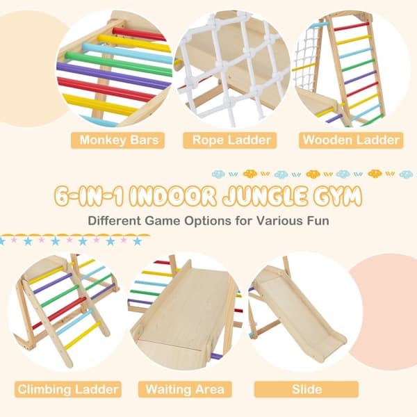 Indendørs Jungle Gym, 81x44x47", Multifarvet