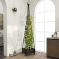 Miniatyrbillede 2 af 8: Haveobelisk, 16x16x81 cm, Sort
