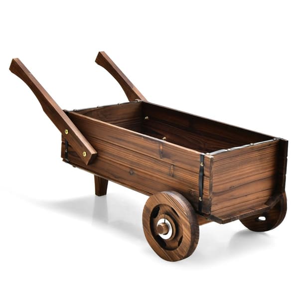 Plantekasse, 32x15.5x15 tommer, Brun