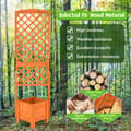 Miniatyrbillede 7 af 8: Forhøjet højbed, 21,5x20,5x71 tommer, Orange