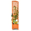 Miniatyrbillede 1 af 8: Forhøjet højbed, 21,5x20,5x71 tommer, Orange