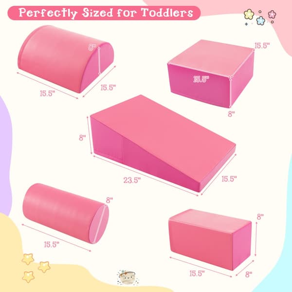 Aktivitetslegesæt, 15,5x8x8 tommer, Pink