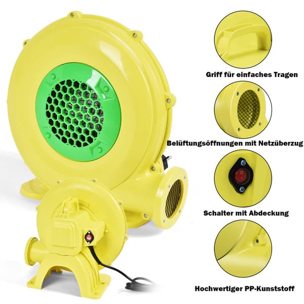 Elektrisk ventilator luftblæser, Blæser 450 W