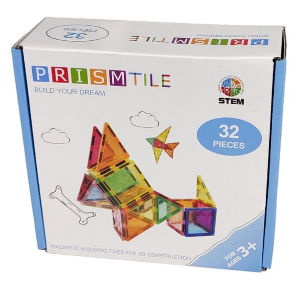 Magnetic Tiles byggesæt 32 stk.